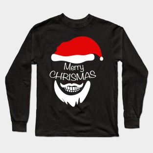 Crazy Merry merry christmas Smile Long Sleeve T-Shirt